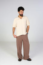 HARM Linen Polo - Beige
