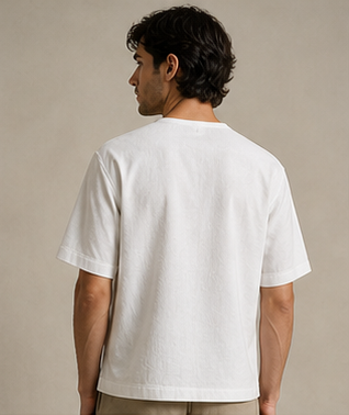 white linen shirt with short sleeves