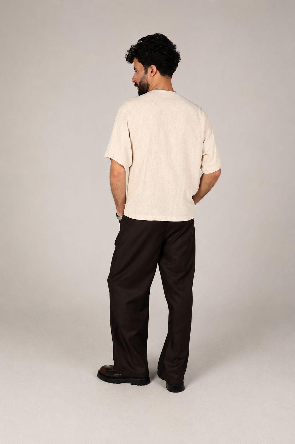 Brown Tailored Trousers